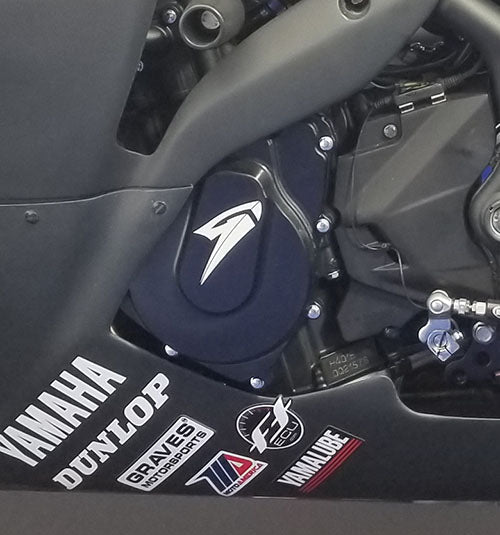 Yamaha r3 left side side clutch case cover