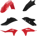 ACERBIS Standard Replacement Body Kit - Red/Black 2872781018