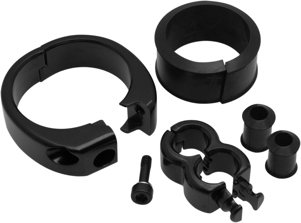 MOTION PRO Cable Clamp - Dual - 1-1/4" - 1-1/2" Mounting Diameter - Black 11-1991