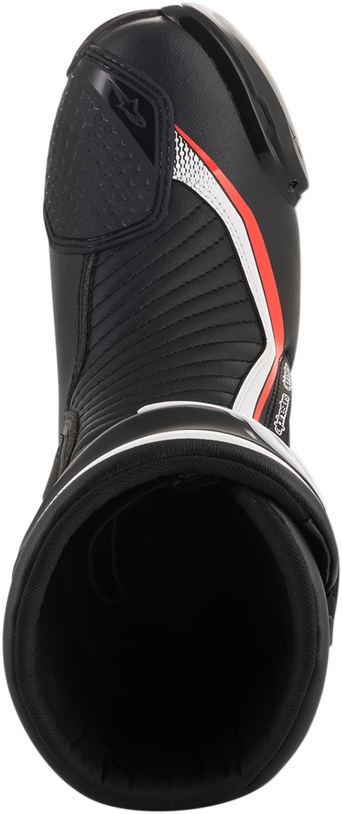 ALPINESTARS SMX+ Boots - Black/White/Red Fluorescent - US 6.5 / EU 40 2221019-1231-40