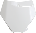 UFO Front Number Plate - White KT04094047