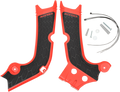 ACERBIS X-Grip Frame Guards - Red/Black 2630711018
