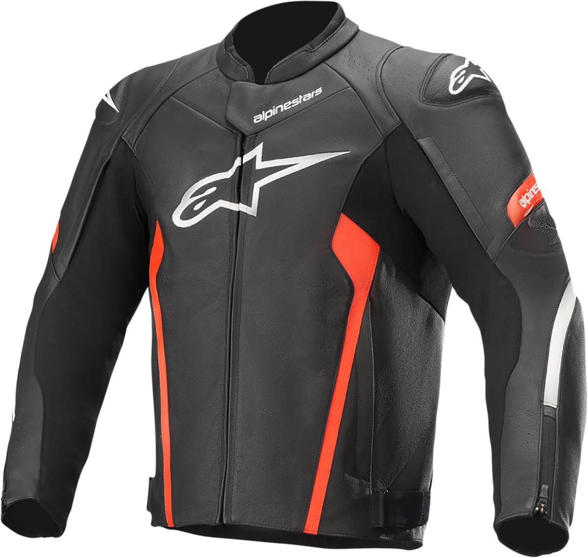 ALPINESTARS Faster v2 Leather Jacket - Black/Red - US 50 / EU 60 3103521-1030-60