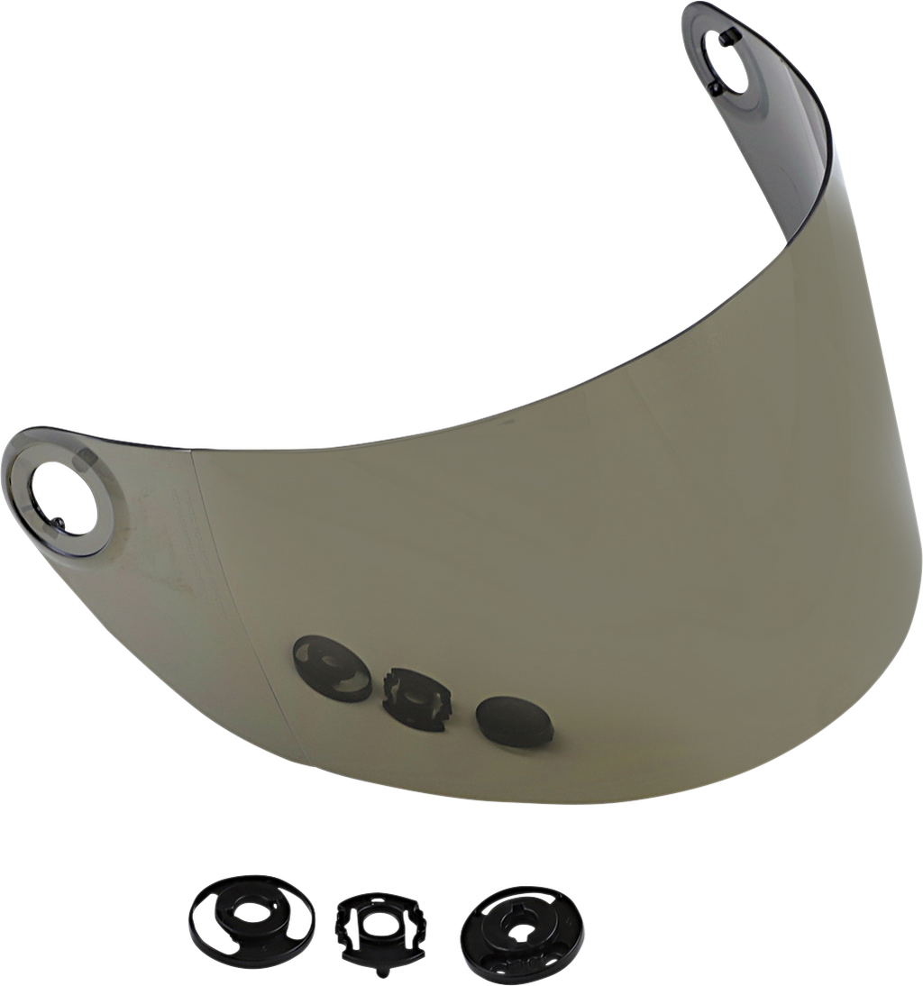 BILTWELL Gringo S Gen 2 Shield - Flat - Gold Mirror 1111-222