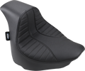 DRAG SPECIALTIES EZ-Solo Seat - Scorpion Stitch - Vinyl - FXFB '18-'22 ACT EZ-ON STYLE 0802-1128