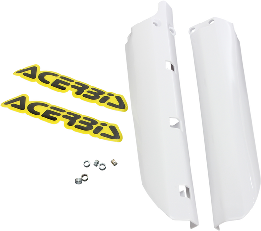 ACERBIS Lower Fork Covers - White 2404730002