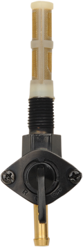 DRAG SPECIALTIES Downward Petcock - Black - 1/4" NPT T03-0075B