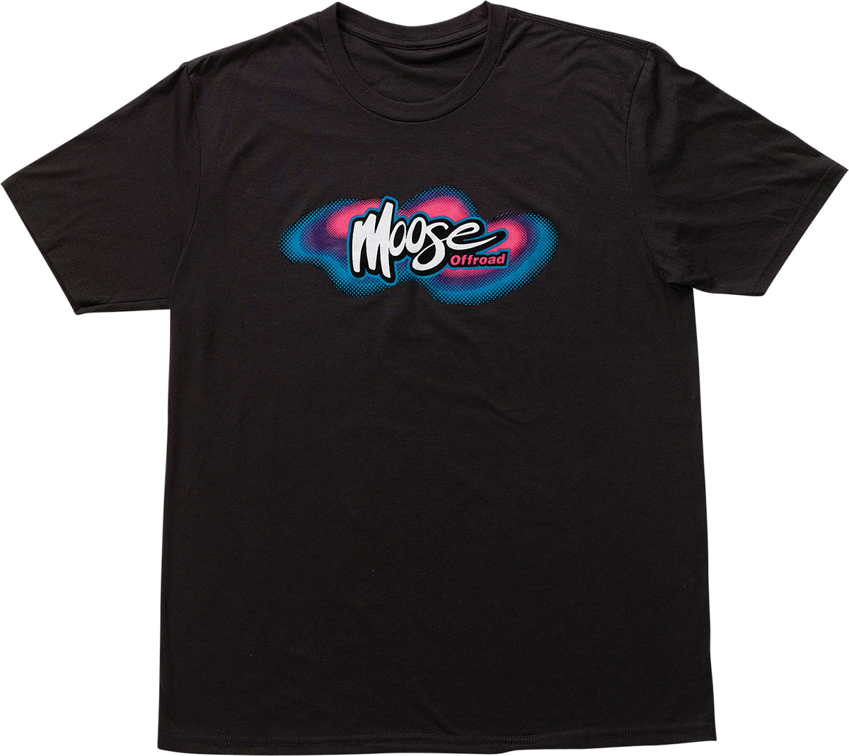 MOOSE RACING Retro Moose T-Shirt - Black - Medium 3030-21363