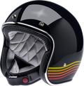 BILTWELL Bonanza Helmet - Gloss Black Spectrum - XL 1001-536-205