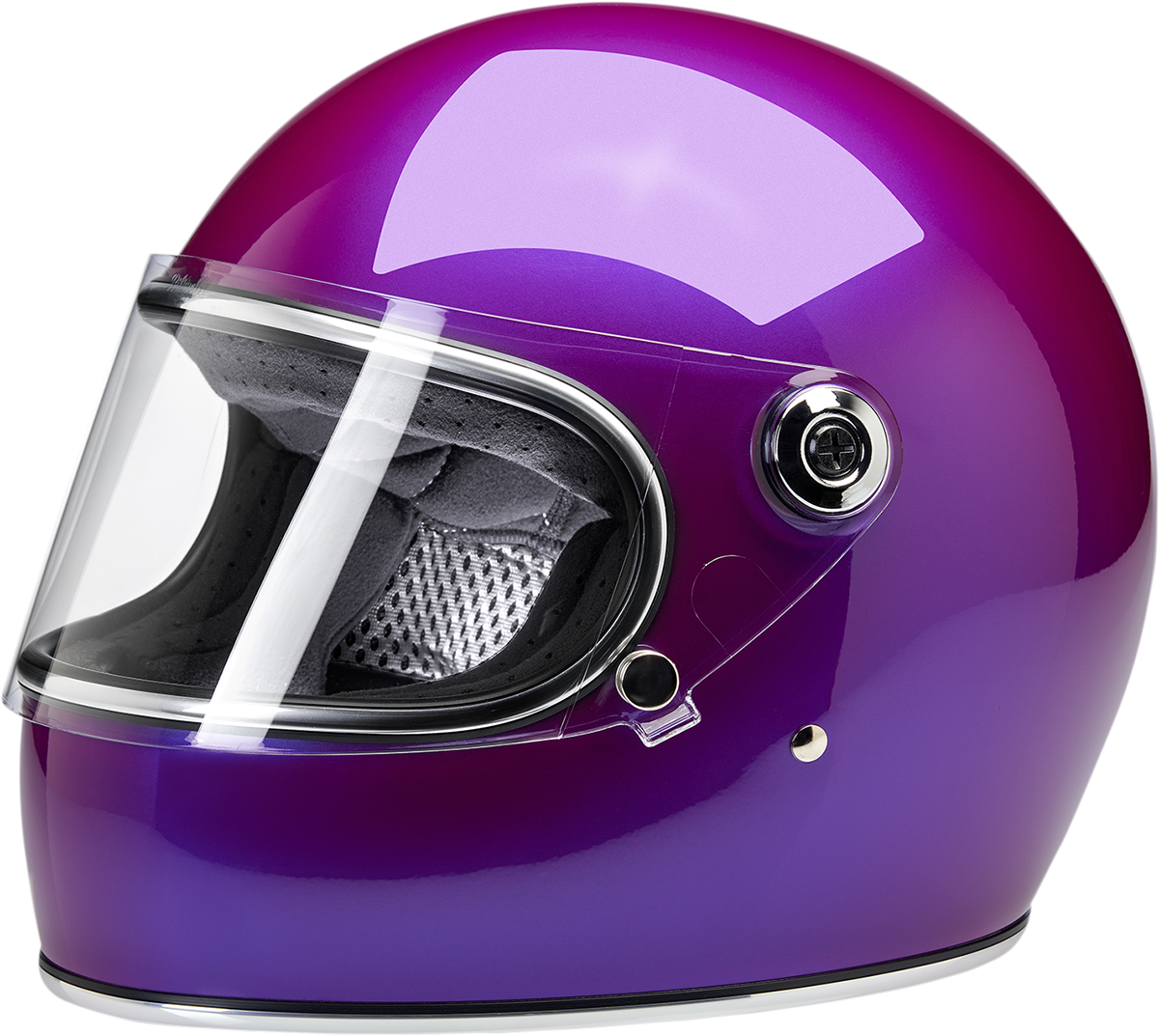 BILTWELL Gringo S Helmet - Metallic Grape - 2XL 1003-339-106