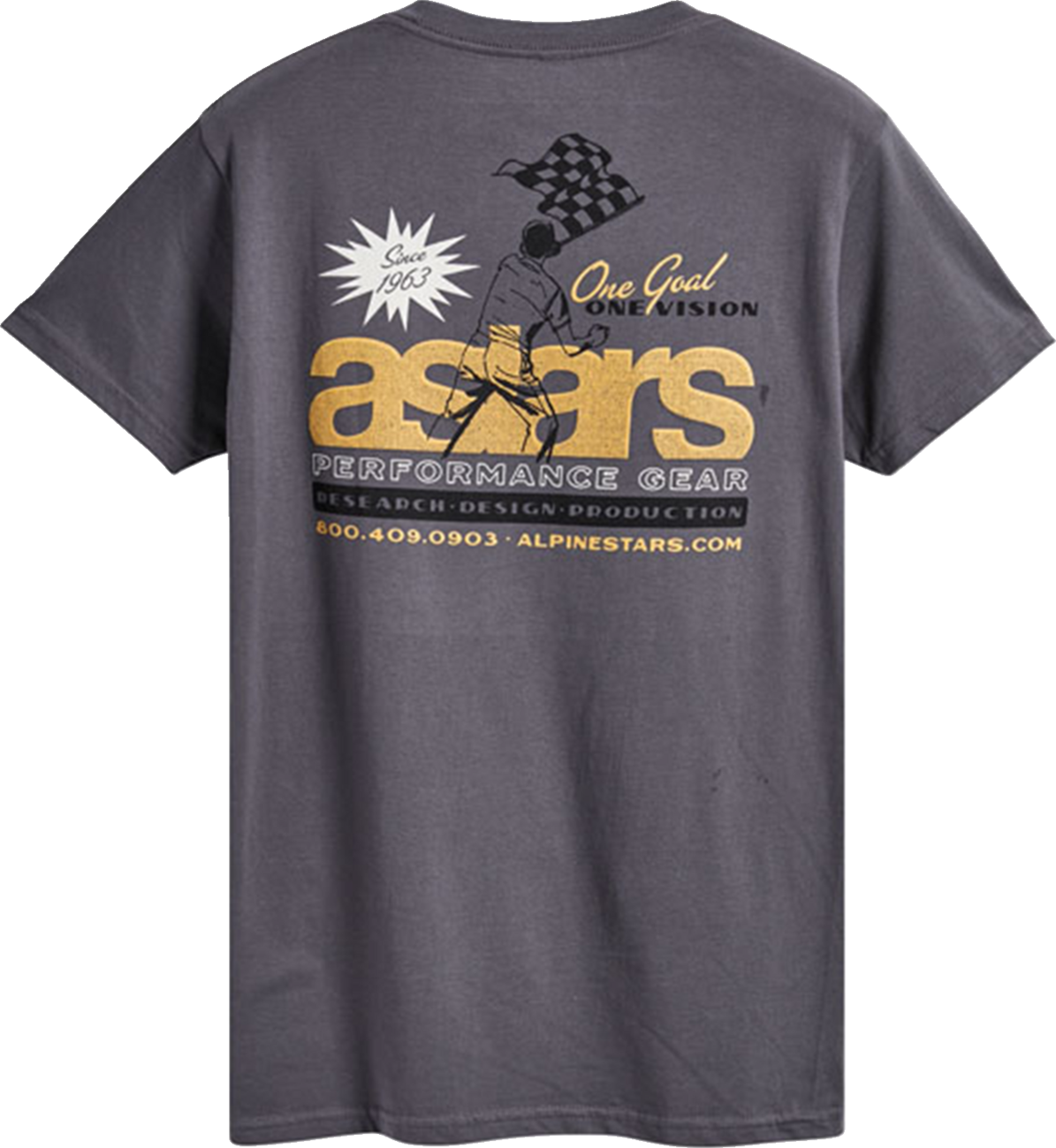 ALPINESTARS Flagged T-Shirt - Charcoal - Medium 12337215018M