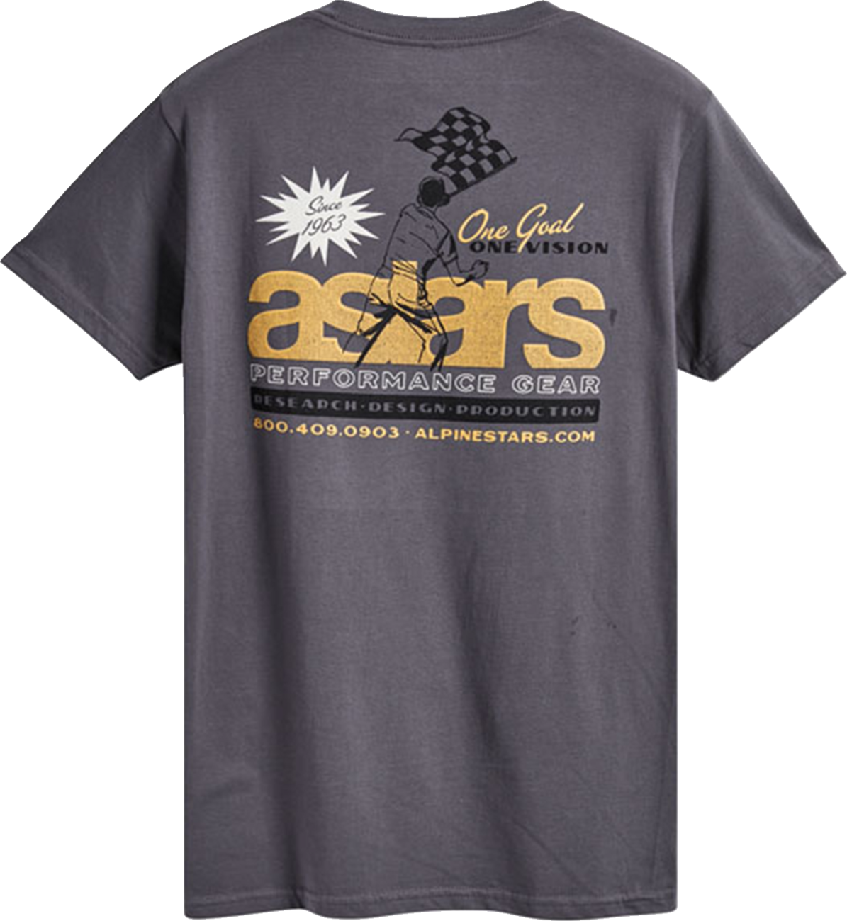 ALPINESTARS Flagged T-Shirt - Charcoal - 2XL 123372150182XL