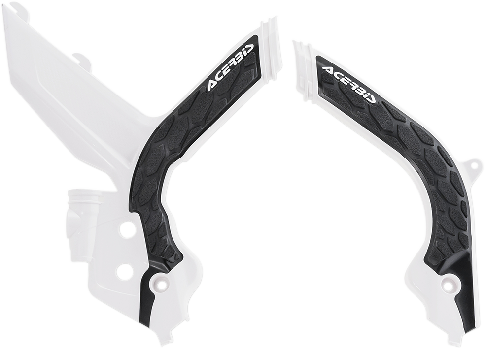 ACERBIS X-Grip Frame Guards - White/Black 2783151035