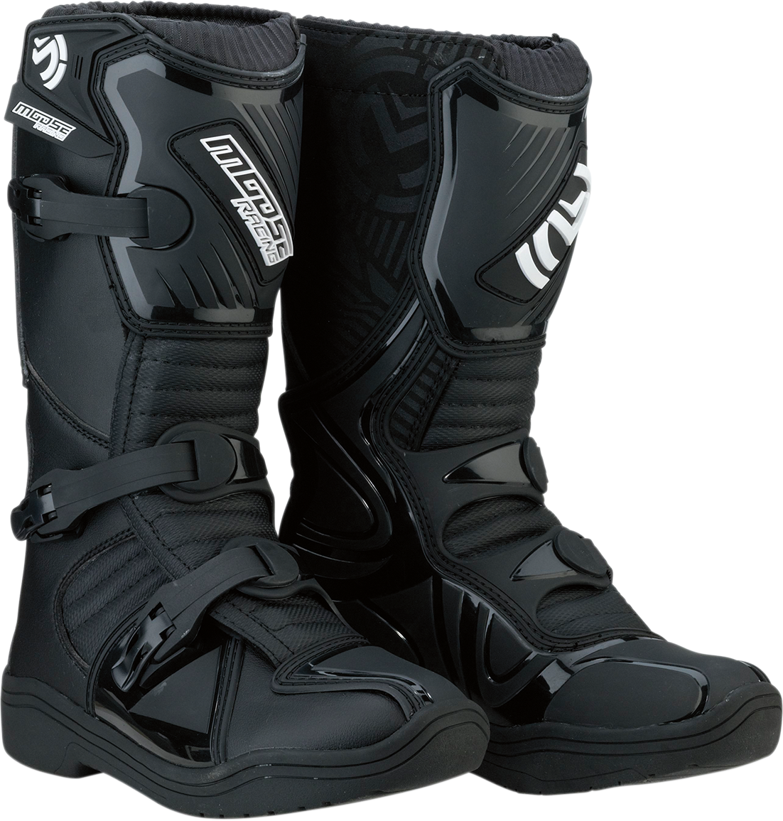 MOOSE RACING M1.3 Boots - Black - Size 3 3411-0425