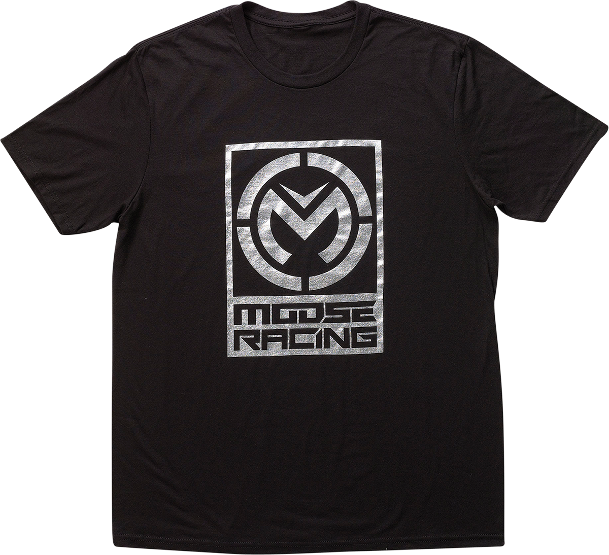 MOOSE RACING Acclaim T-Shirt - Black/Silver - Small 3030-21357