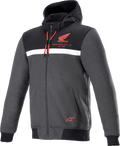 ALPINESTARS Honda Chrome Street Hoodie - Black/Gray/Red - XL 4201323-1908-XL