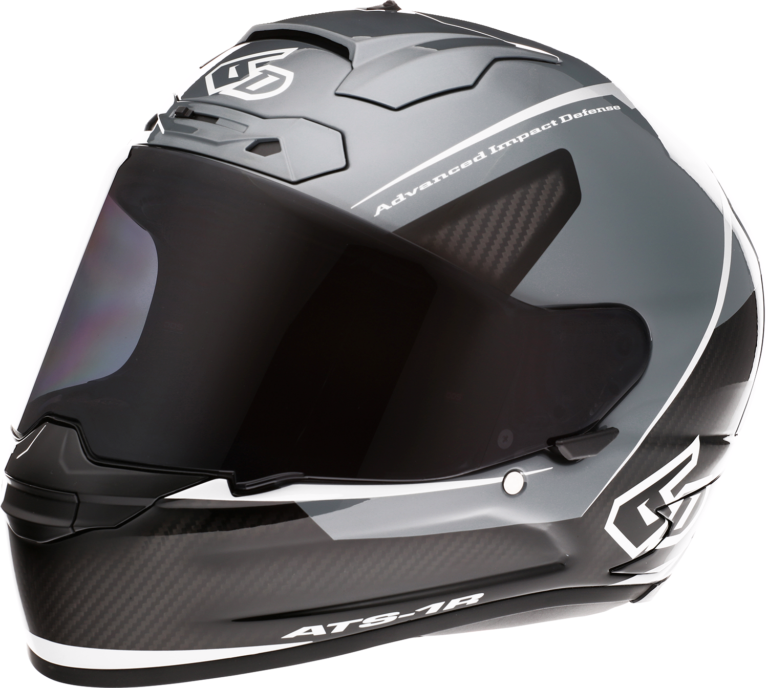 6D ATS-1R Helmet - Alpha - Silver - Medium 30-0586