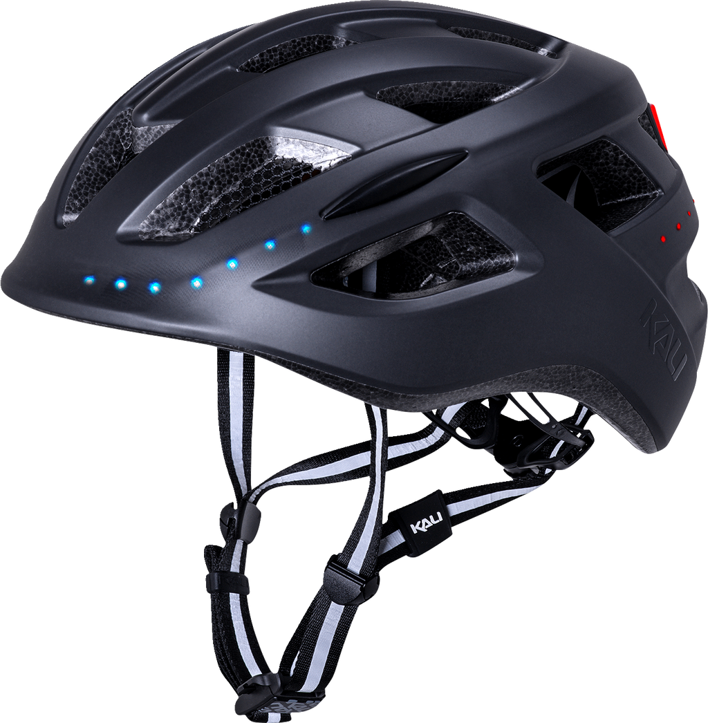 KALI Central Lit Helmet - Matte Black - S/M 250521216