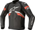 ALPINESTARS GP Plus R v3 Rideknit Leather Jacket - Black/White/Red - US 48 / EU 58 3100321-1304-58
