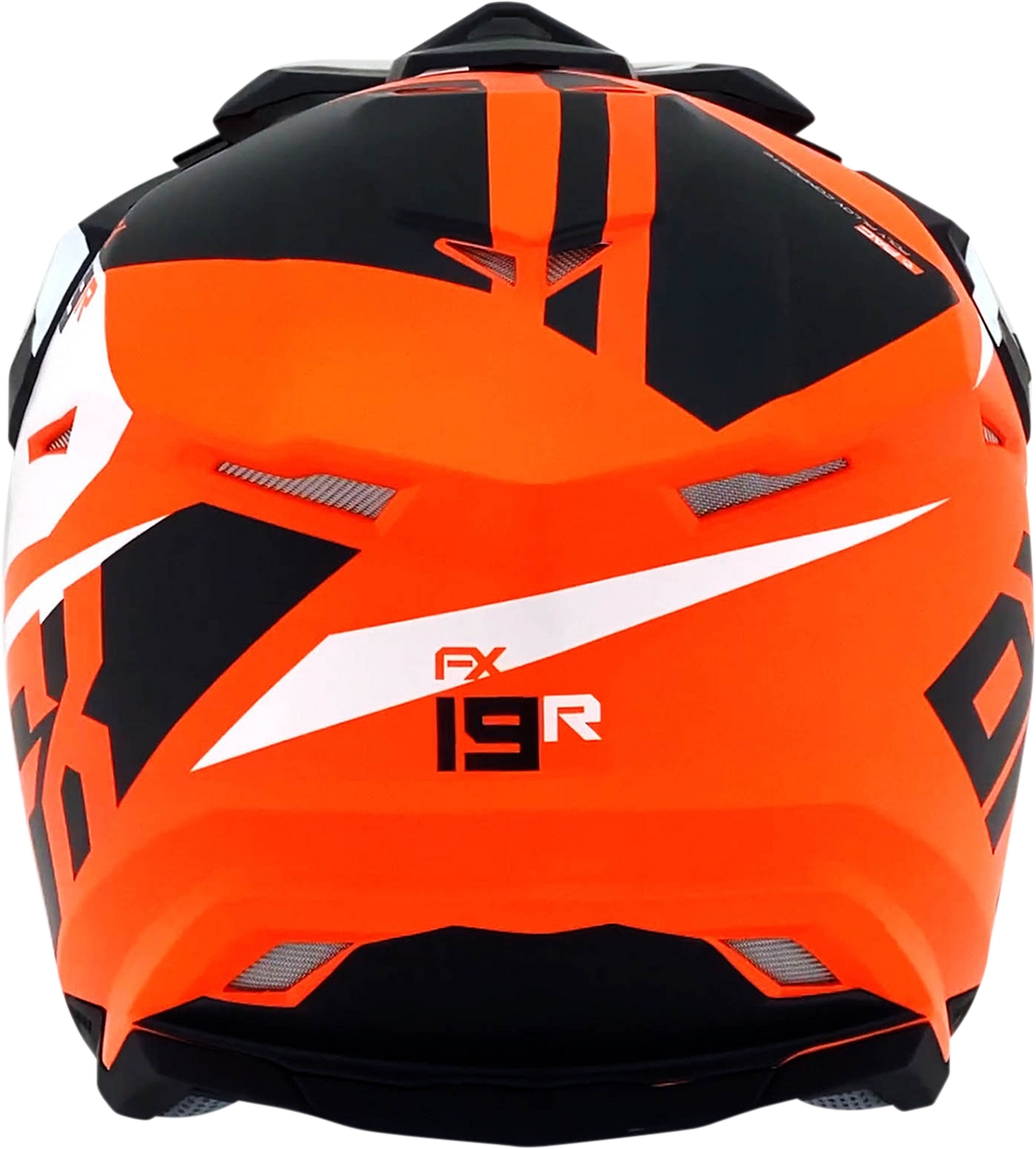 AFX FX-19R Helmet - Racing - Matte Orange - Medium 0110-7084