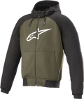 ALPINESTARS Chrome Hoodie - Black/Green - Medium 4200918-1681-M