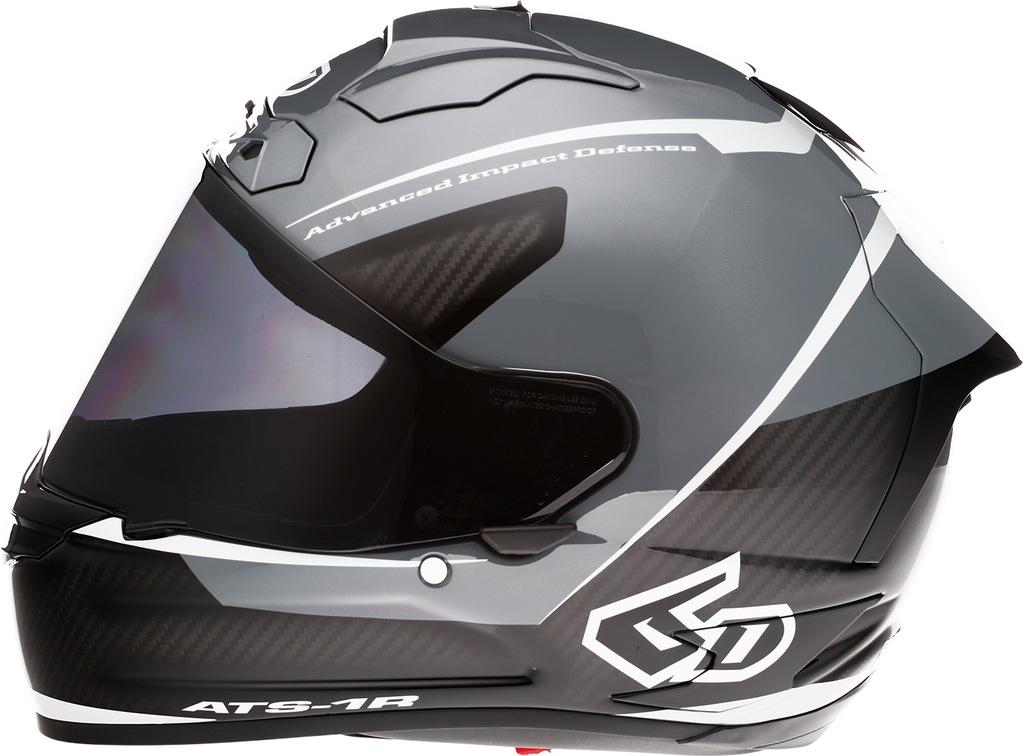 6D ATS-1R Helmet - Alpha - Silver - Small 30-0585