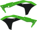 ACERBIS Radiator Shrouds - Green/Black 2630611089