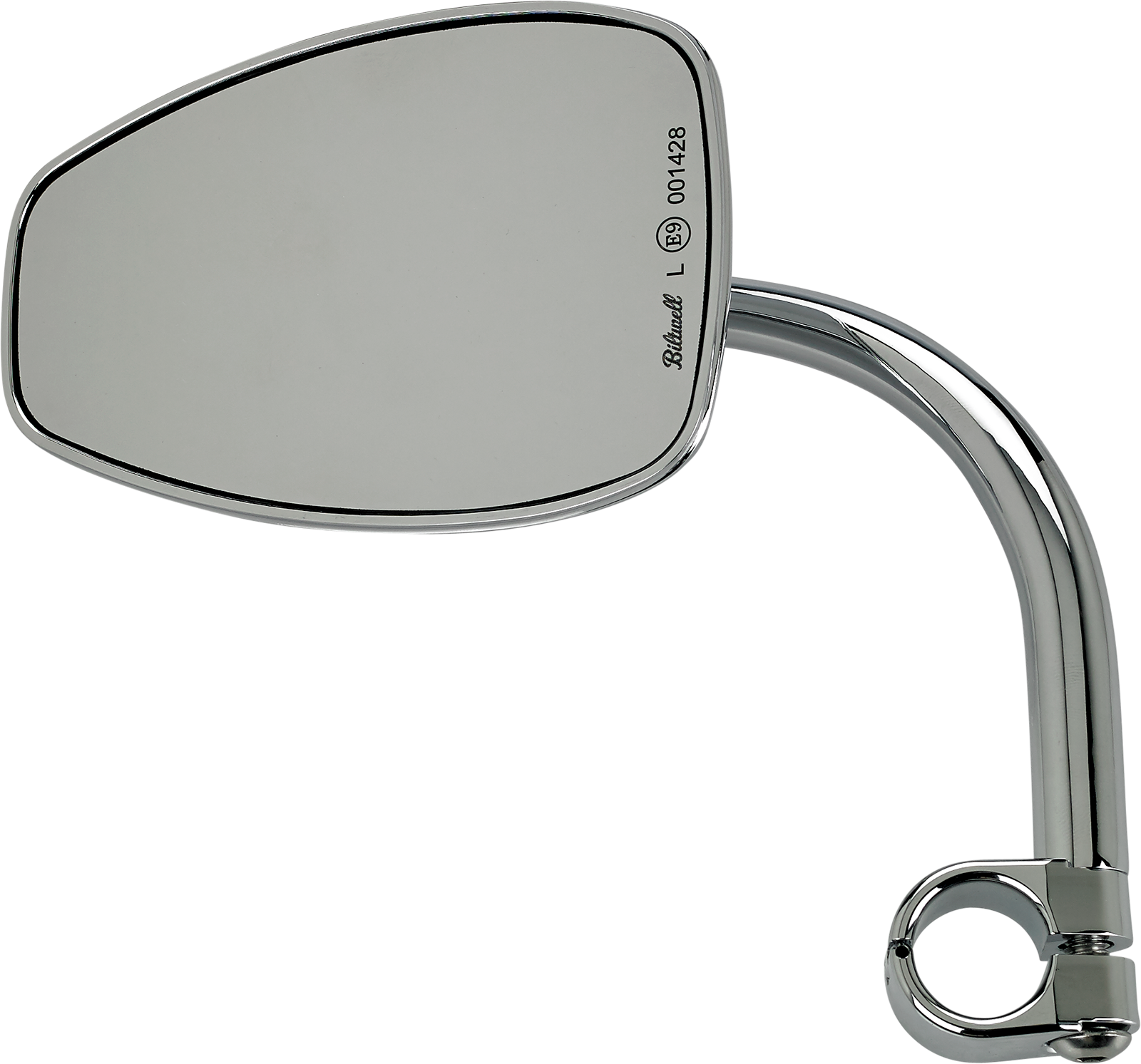 BILTWELL Clamp-On Utility Mirror - Tear Drop - Chrome 6504-578-531