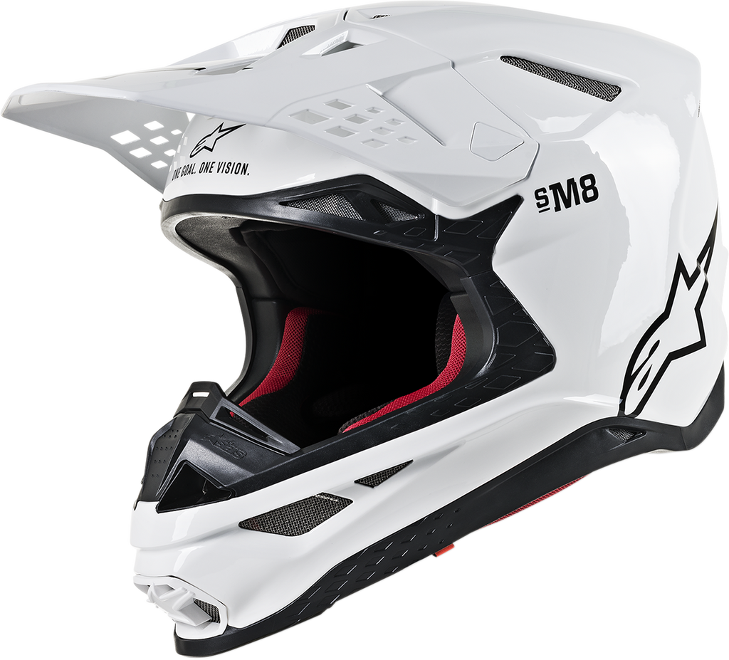 ALPINESTARS Supertech M8 Helmet - MIPS - Gloss White - XL 8300719-2180-XL