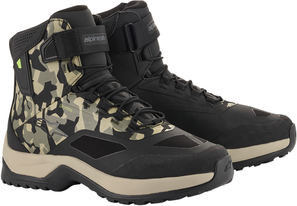 ALPINESTARS CR-6 Drystar Shoes - Black/Brown/Green - US 8.5 261102016099