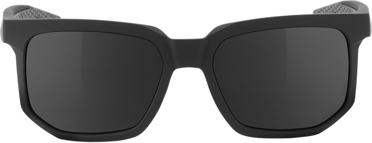 100% Centric Sunglasses - Matte Black - Smoke 61027-019-57