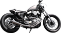 SUPERTRAPP 2-into-1 Megaphone Exhaust System - Satin Stainless Steel 825-71200