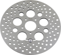 DRAG SPECIALTIES Drilled Brake Rotor - Front - 11.8" - Touring/Trike B06-0188ASP