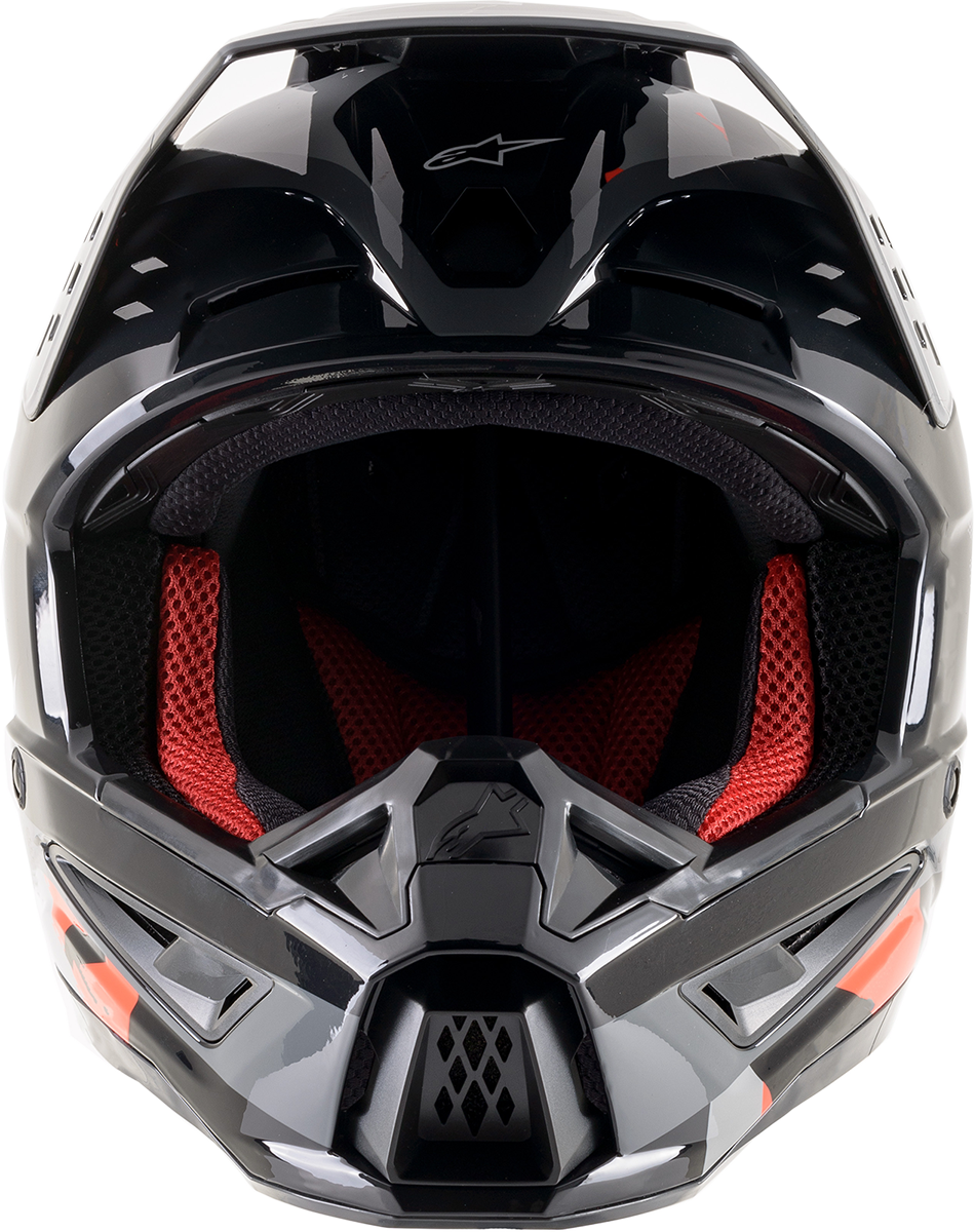 ALPINESTARS SM5 Helmet - Rover - Gray/Red - Medium 8303921-1392-MD