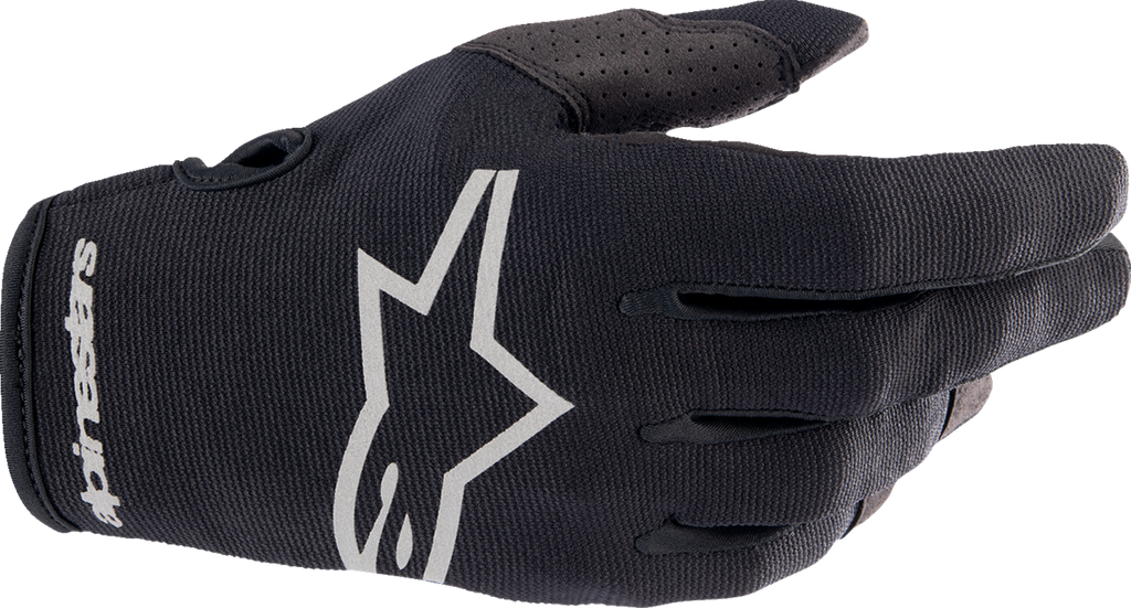 ALPINESTARS Radar Gloves - Black/Brushed Silver - 2XL 3561823-1419-LX