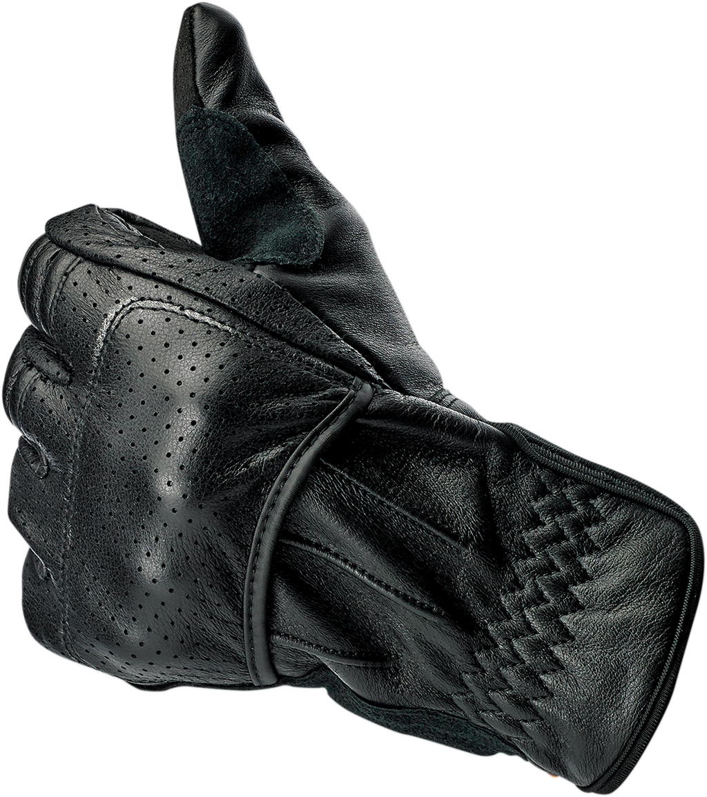 BILTWELL Borrego Gloves - Black - Small 1506-0101-302