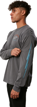 ALPINESTARS Full Face Long-Sleeve T-Shirt - Charcoal - Large 12337120018L