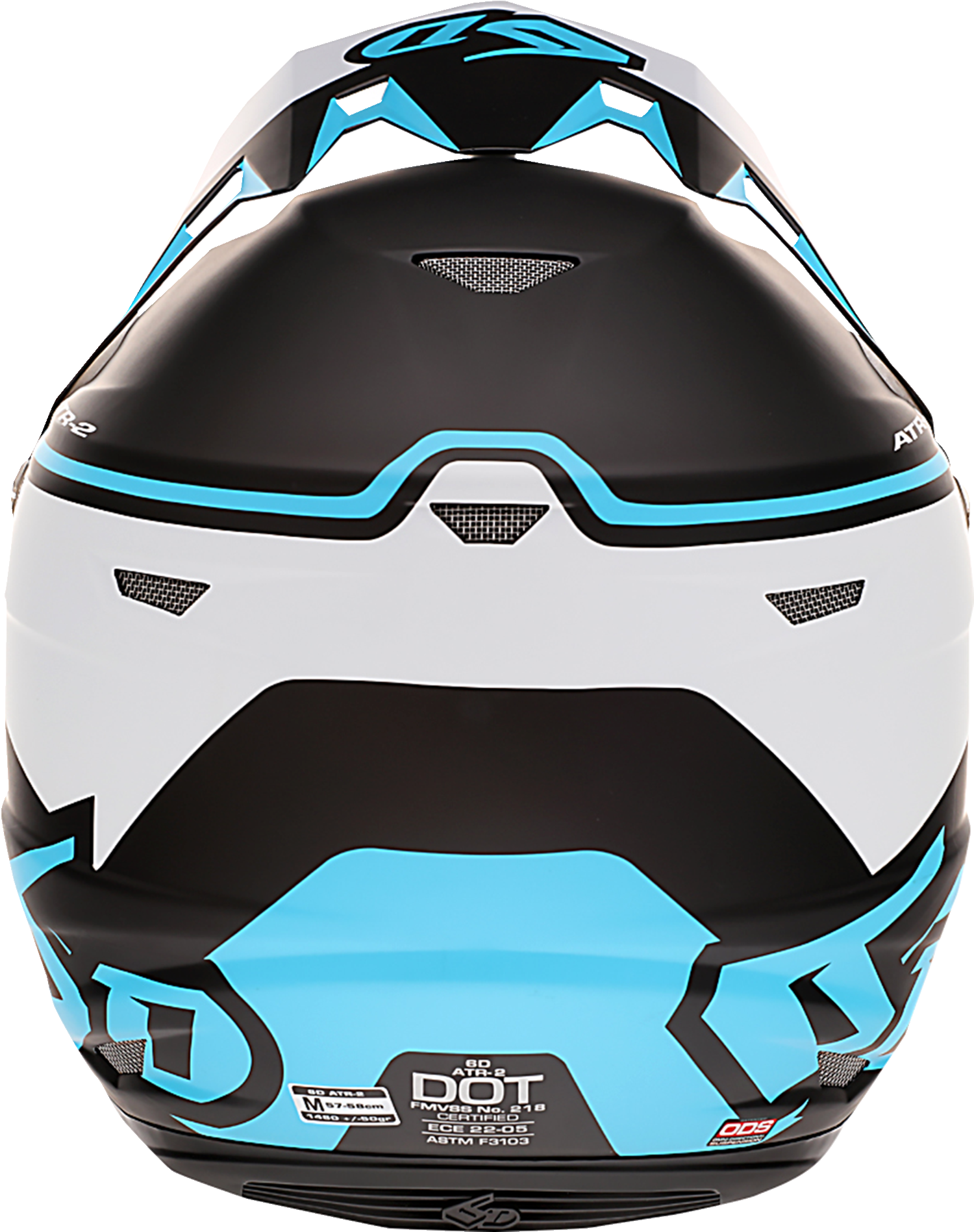 6D ATR-2 Helmet - Drive - Cyan - XL 12-2728