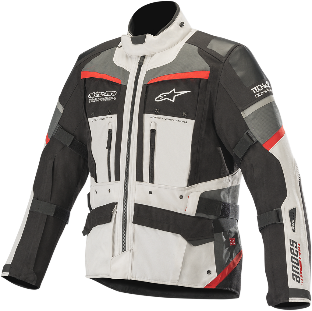 ALPINESTARS Andes Pro Drystar® Jacket - Gray/Black/Red - Medium 3207119-9113-M