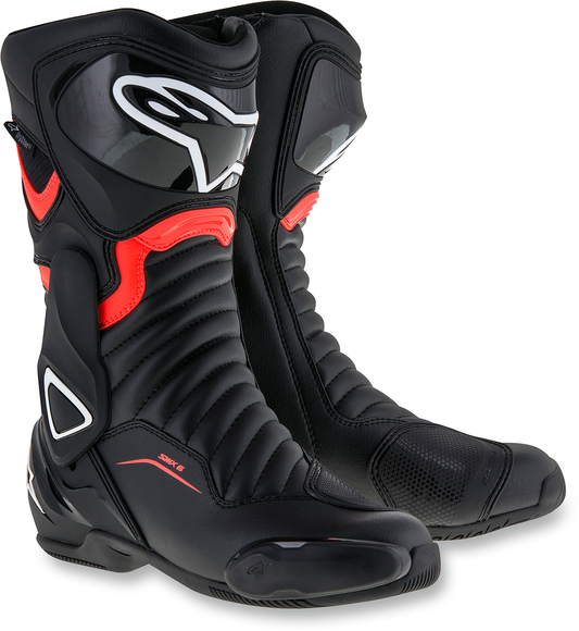 ALPINESTARS SMX-6 v2 Drystar® Boots - Black/Red - US 13.5 / EU 49 2243017-1030-49