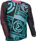 MOOSE RACING Sahara Jersey - Teal/Pink - Medium 2910-6847