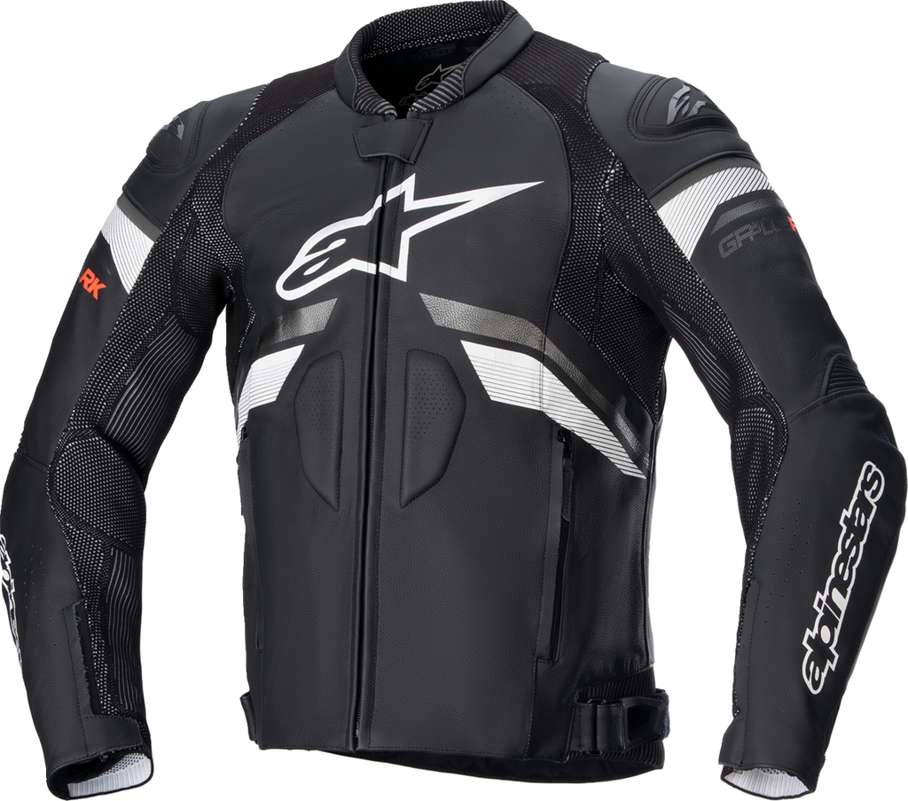 ALPINESTARS GP Plus R v3 Rideknit Leather Jacket - Black/White - US 40 / EU 50 31003211250