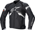 ALPINESTARS GP Plus R v3 Rideknit Leather Jacket - Black/White - US 40 / EU 50 31003211250