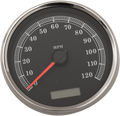 DRAG SPECIALTIES Electronic Speedometer - Black - 120 MPH SFTL S/B 04-10/FXDWG04-11 83104B