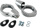 DRAG SPECIALTIES Turn Signal Mount - 49mm - Chrome 77855C