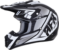 AFX FX-17 Helmet - Force - Matte Black/White - Small 0110-5197