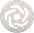 DRAG SPECIALTIES Drilled Brake Rotor - Front - 11.8" - Softail/Sporster B06-0195ASP