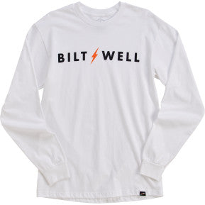BILTWELL Futura Long-Sleeve T-Shirt - White - 2XL 8104-082-006