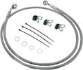 DRAG SPECIALTIES Brake Line - Front - +4" - Stainless Steel 660214-4