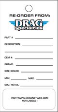 DRAG SPECIALTIES Inventory Re-Order Tags 9904-0425